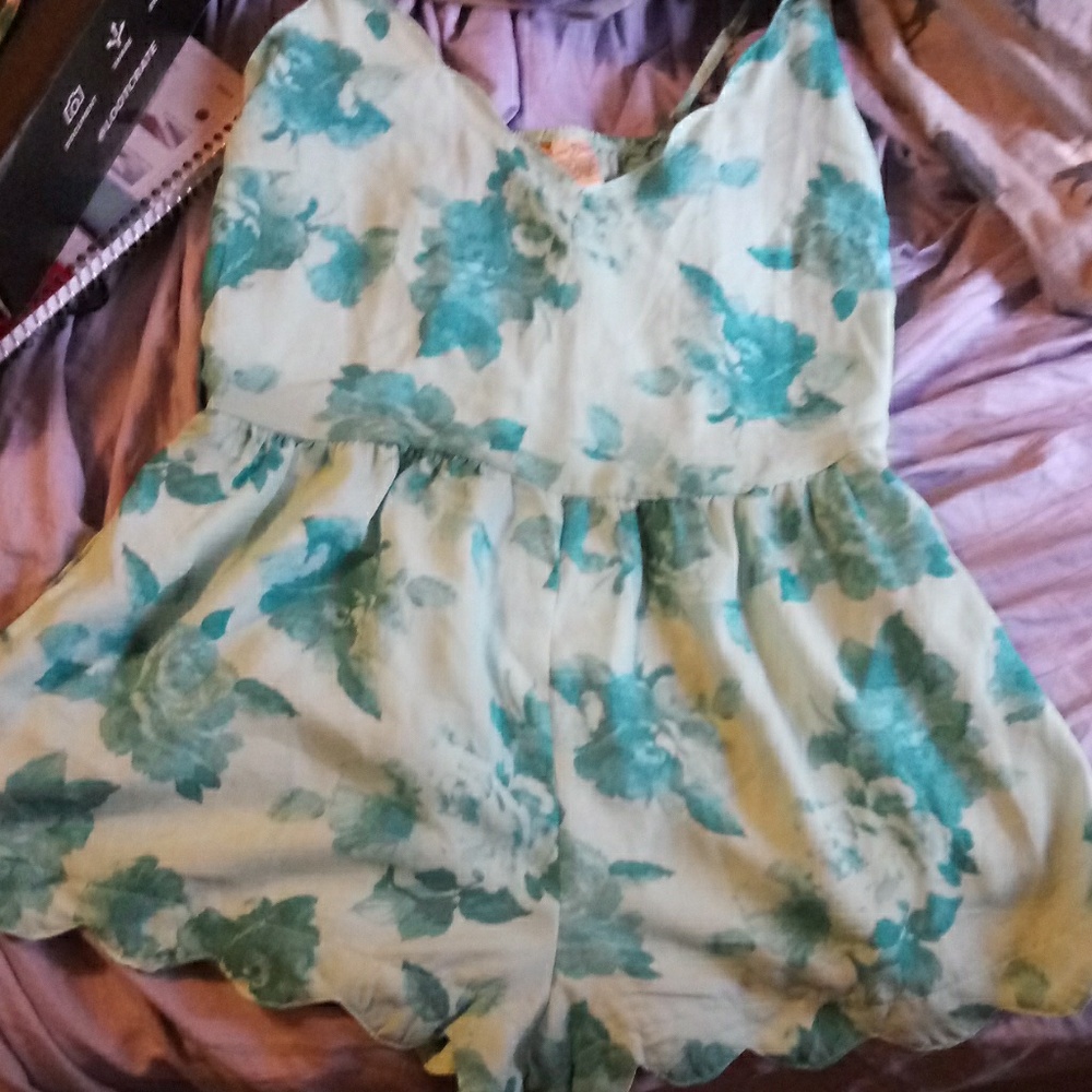 Mimi Chica Light turquoise romper
